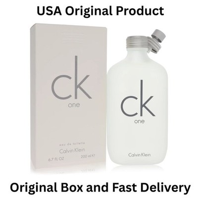 Calvin Klein Unisex Eau De Toilette Spray Ck One Cologne 6.6 Oz 
