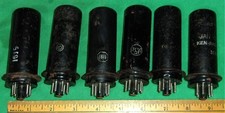 (6) VT-164 1619 Ken-Rad/RCA Beam Pentodes All...