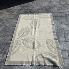 Faribault Woolen Mills 100 Virgin Wool Leaves Throw Blanket Some Pilling 65X44