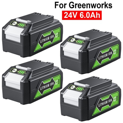#ad 24 Volt 6.0Ah Lithium Battery for Greenworks 24V 29842 29852 20352 22232 2508302 $40.99