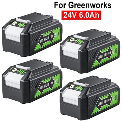 MADOT 24-Volt 6.0Ah Lithium Battery for Greenworks 24V 29842 29852 20352 22232 2508302