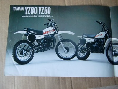 1980 ? YZ50 YZ80 Brochure JAPAN Yamaha | eBay 1980 ? YZ50 YZ80 Brochure JAPAN Yamaha | eBay
