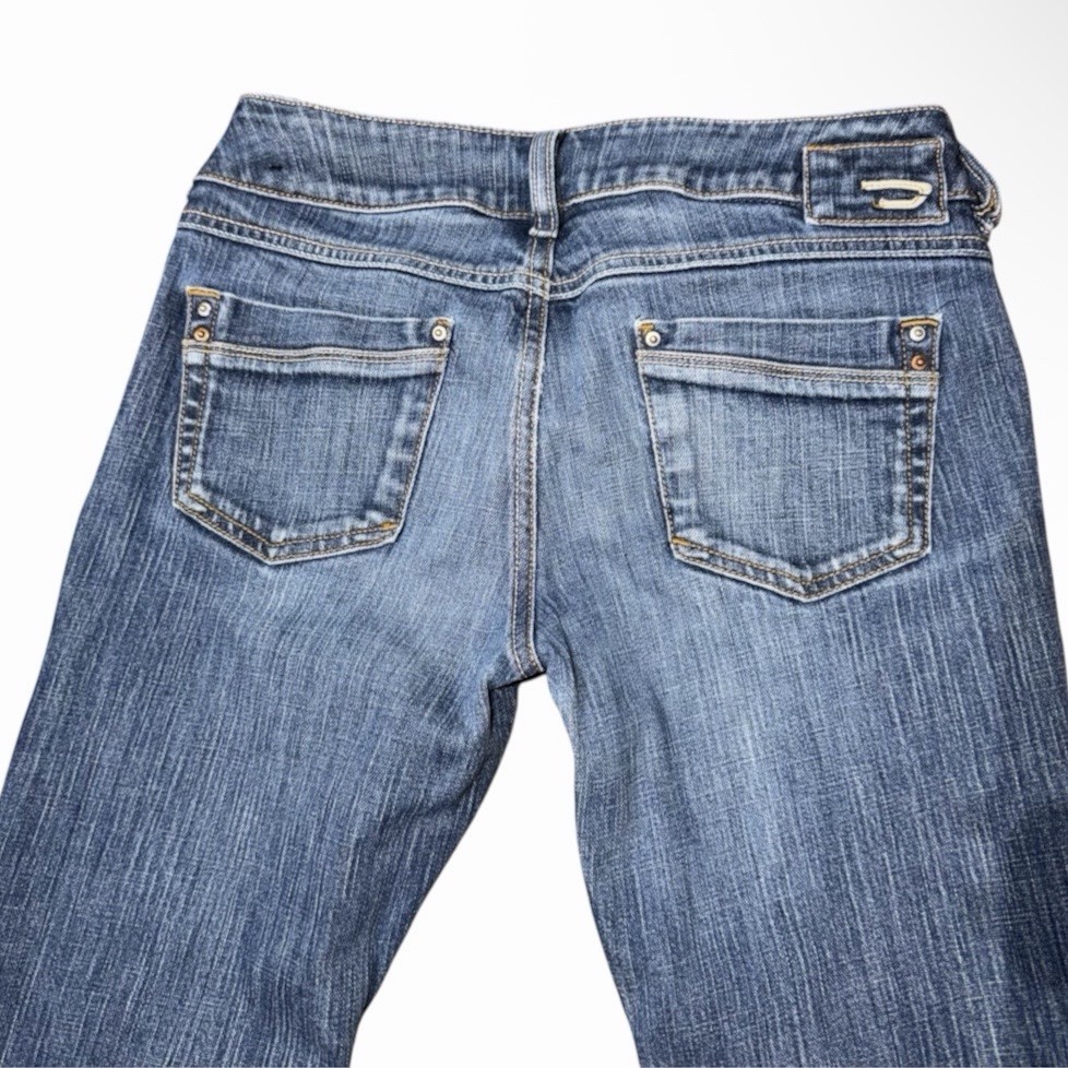 Vintage Diesel Industry Ronhar Low Rise Flared Bootcut Jeans Y2K Rare W28 L31.5 image 3