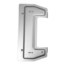 Porte plaque d'immatriculation décoration arrière voiture alliage d'aluminium