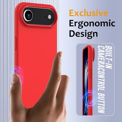 Resistant Anti-Dirt Non-Slip Skin Silicone Magnetic Phone Case for iPhone 17 Air