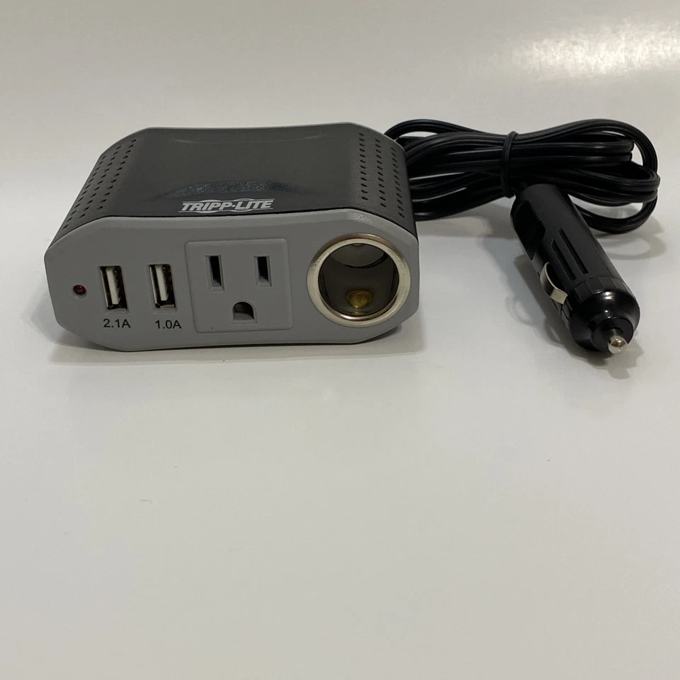 Tripp Lite Portable AC Power for Car, Boat, Input 12V -Output 100W, #PV100USB - Image 2 of 4