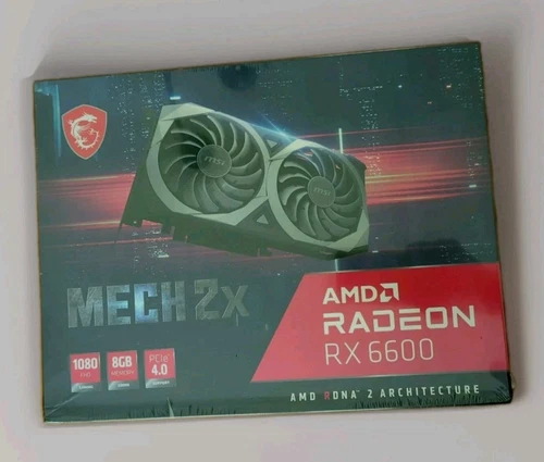 MSI AMD Radeon RX 6600 MECH 2X 8GB GDDR6 Graphics Card