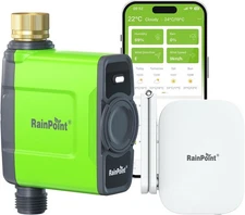 RAINPOINT WiFi Water Timer for Garden Hose, WiFi Sprinkler Controller, Smart Hos