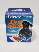 Vintage Polaroid Onestep Instant Film 600 Camera W/ Box