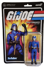 G.I. Joe ReAction Figure Cobra Commander Cape & Scepter Super 7