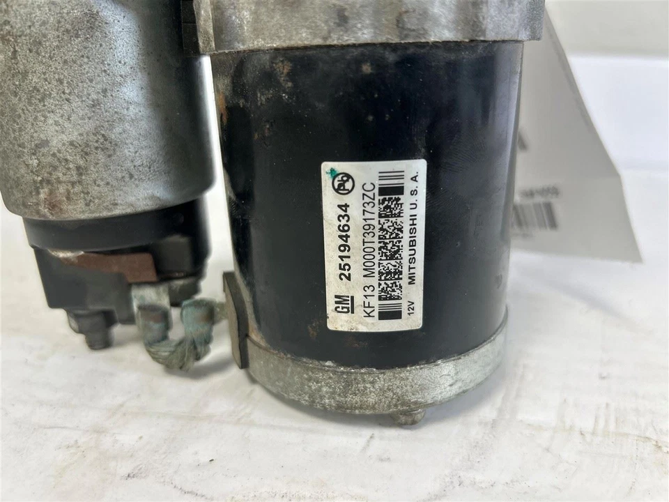 Motor de arranque Chevrolet Trax 2013-2021 VIN B 8º dígito Opt LUV FABRICANTE DE EQUIPAMENTO ORIGINAL - Imagem 2 de 4