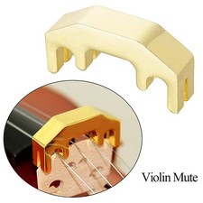 Metal Violin Mute Silencer Practice Fiddle for 1/2 3/4 4/4 Violin Accessories