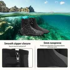 5mm Neoprene Dive Boots For Men And Women Snorkeling Diving ZZHN