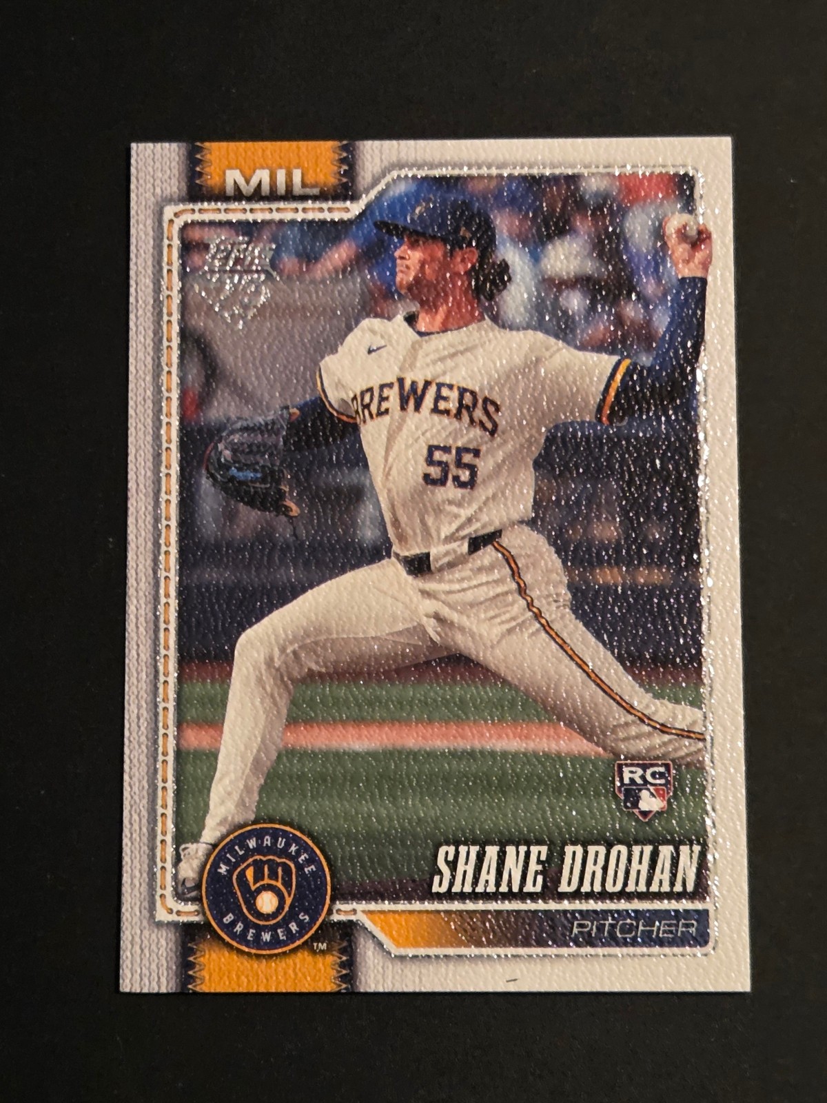 2026 Topps Update Series US67 Shane Drohan Canvas /50 - Milwaukee Brewers RC