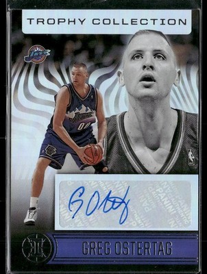 2020-21 Panini Illusions #TC-GRO Greg Ostertag Trophy Collection Signatures