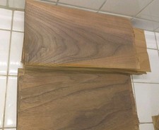 46 Sheets Hardwood VENEER .7MM - 12" X 5.5" Real Wood Walnut Ash