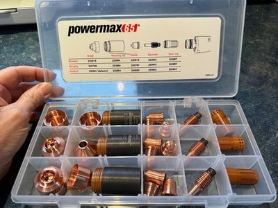 hypertherm powermax 65 consumable kit; parts for Shielded, Gouging and Fine Cut