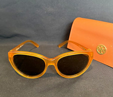 Tory Burch Women&rsquo;s Cat Eye Sunglasses Orange Frame 1105/73 with Case and Bag