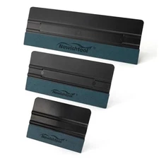  3 Pcs Vinyl Wrap Squeegee Kit, Sizes for Sign Making, Wallpaper & 3 Pcs-black