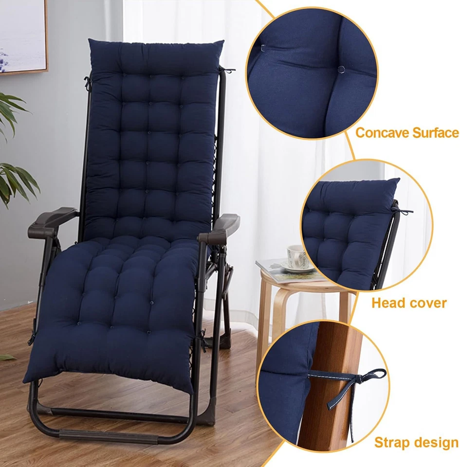 Rocking Chair Cushion, Fade-Resistant Patio Chair Cushions, Tufted Chair Pads US - Image 4 of 4