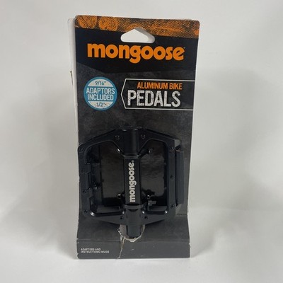 Bike Pedals Adult Mountain Bikes 1/2 9/16 Adapters Pedal Mongoose Replace Alumin