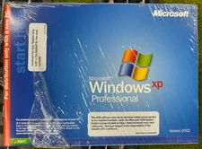 MICROSOFT WINDOWS XP PROFESSIONAL 2002 FULL OPERATING SYSTEM MS WIN PRO 32 Bit