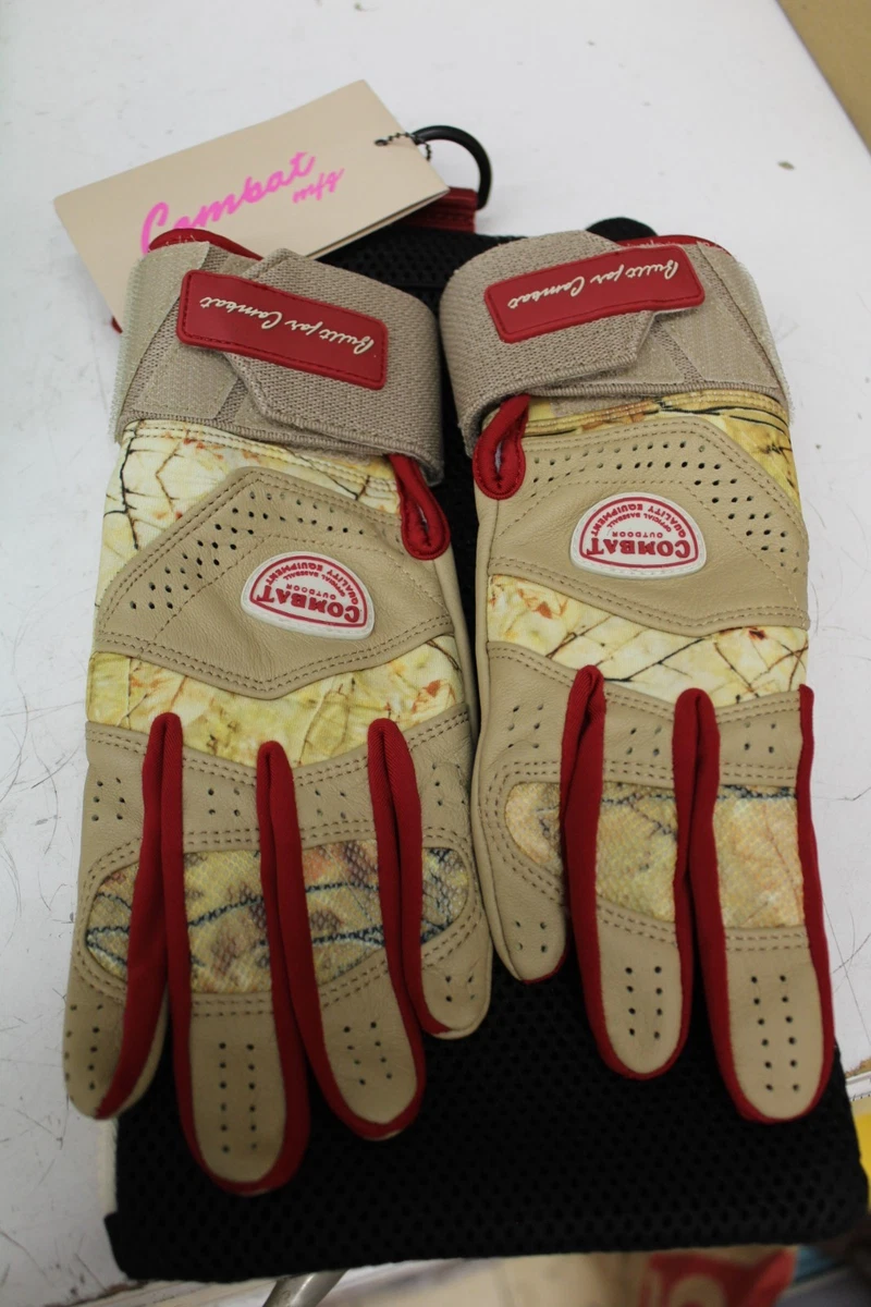 Guantes de bateo de béisbol para adultos de correa larga The Hunter de combate al aire libre - C00720 XS