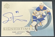 2024-25 SP Authentic Hockey Sign Of The Times Sam Lafferty 
