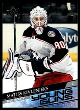 2020-21 Upper Deck Young Guns Matiss Kivlenieks Rookie Blue Jackets #480 R21