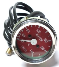 SMITHS RED 2" 52mm WATER Temperature Gauge 40-140 C