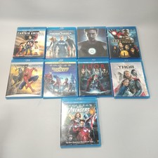 Marvel Studios Cinematic Universe Blu-ray/DVD Movies Collection 9 Disc Set