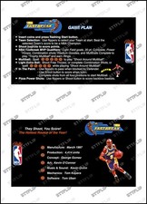 Bally NBA FASTBREAK 1997 Cartes Instructions Flipper Custom Pinball V3