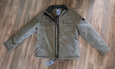 NEW RFT Rainforest Zip Up Bomber Jacket Men s Size S Insulated Tan