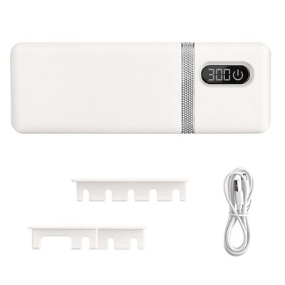 UV Light Toothbrush Sterilizer Holder Rechargeable Holds 5 Toothbrushes