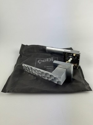 CEBI BY CARLISLE MESSING KUA HEBEL AUF QUADRATISCHER ROSE SATINIERT CHROM