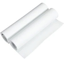 2 Pack White EVA Foam Roll, 3mm High Density Sheets for Crafts, Cosplay, 14x39"