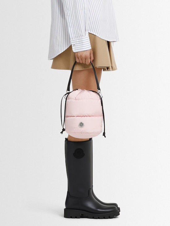 Moncler - Women - Caradoc quilted down bucket bag - Pink thumbnail 2