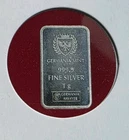 Germania Mint - 1 Gram .999 Fine Silver Mini Bullion Fractional Bar Ingot Coin
