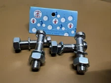 BMX OLD SCHOOL OFF SET HEADSET NUT BOLT SET NOS GOOSENECK ECCENTRIC BIKE BICYCLE