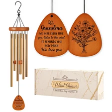 Gifts for Grandma, Grandma Gifts Wind Chime, Grandma Birthday Gifts from Gran...
