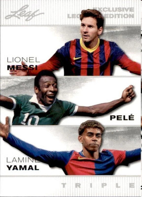 2025 LEAF ''EXCLUSIVE LEGENDS'' MESSI/PELE/YAMAL/ ELE-14 SOCCER
