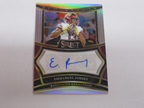 2024 Panini Select Silver Prizm Autograph Auto #EFS Emmanuel Forbes 128/399