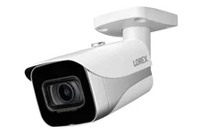 Lorex E861AB-E 4K Ultra HD Smart IP Security Bullet Camera CNV, White