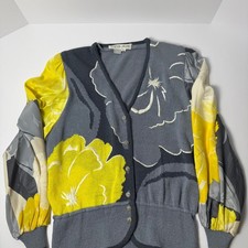 VTG 1980s Cardigan Umi Collections by Anne Crimmins L With flowy sleeves