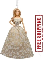 Holiday Barbie 2025 Christmas Tree Ornament New With Box