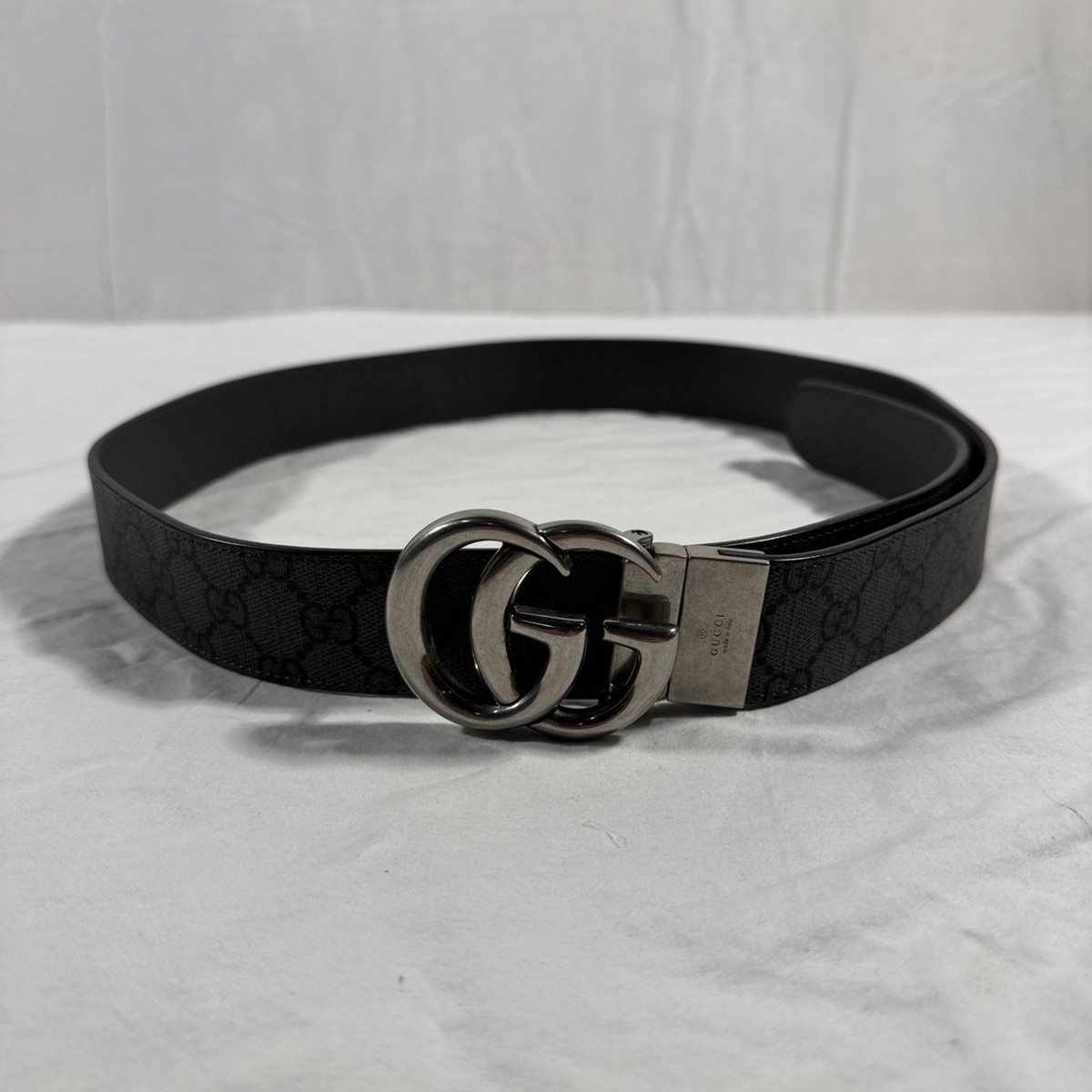 Gucci Belt GG Marmont Supreme Leather Gucci Marmont GG Supreme Canvas Belt – Ellys Secondhand main image 2