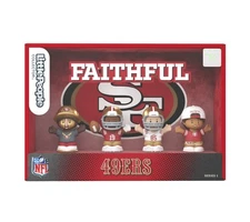 Little People Collector NFL Team Set of 4 Figurines San Francisco 49ers Set