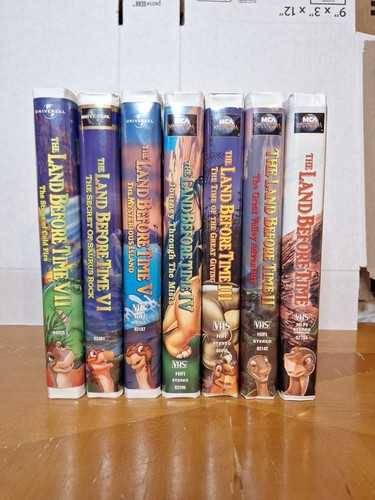 The Land Before Time VHS Lot