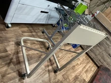 BrooksideDesign Heavy Duty Mobile Blueprint Storage Rack with 12 Pivot Brackets