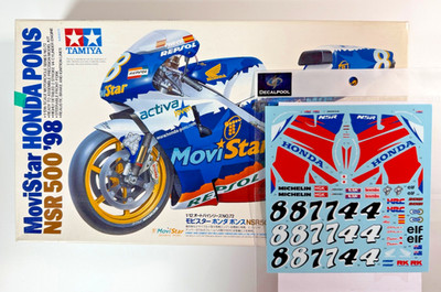 TAMIYA REPSOL HONDA NSR500 '98 1/12 .Item14071 w/94 WGP Decals from Japan8